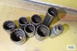 SK 1/2 inch and 3/8 inch sockets