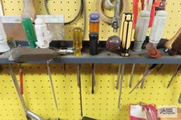lot of screwdrivers and pliers