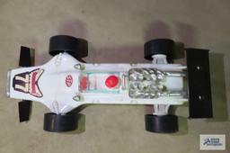 vintage STP flying wedge racer made by Tim-Mee...Toys