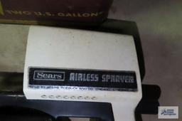 electric stapler and Sears airless sprayer