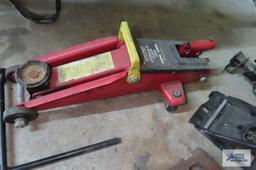 2-ton Jack stands. speed wrenches....Shopcraft hydraulic floor jack, missing handle
