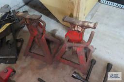 2-ton Jack stands. speed wrenches....Shopcraft hydraulic floor jack, missing handle