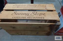 vintage Sunnyslope Carolina nectarines crate