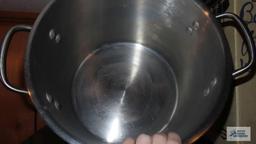 stainless steel stock pot with lid