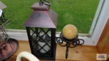 candle holder and lanterns