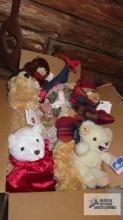 Large lot of assorted teddy bears