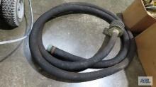 Heavy duty water pump hose with cage
