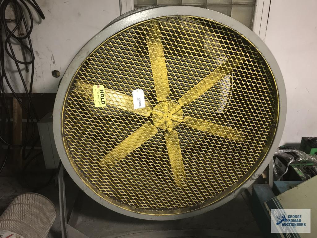 LARGE FAN, MARKED "DO NOT USE"