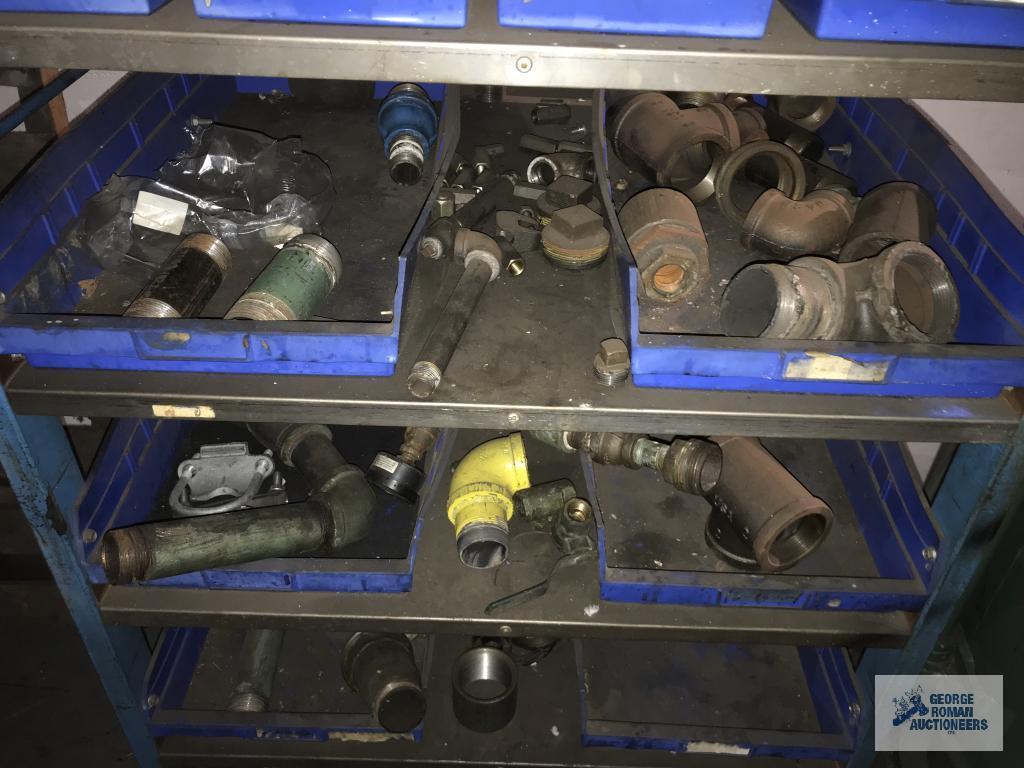 PLUMBING FITTINGS AND CART