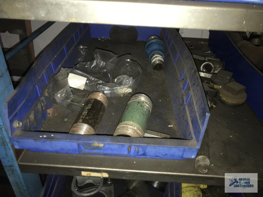 PLUMBING FITTINGS AND CART