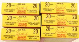 120rds of Weatherby .300W.M.