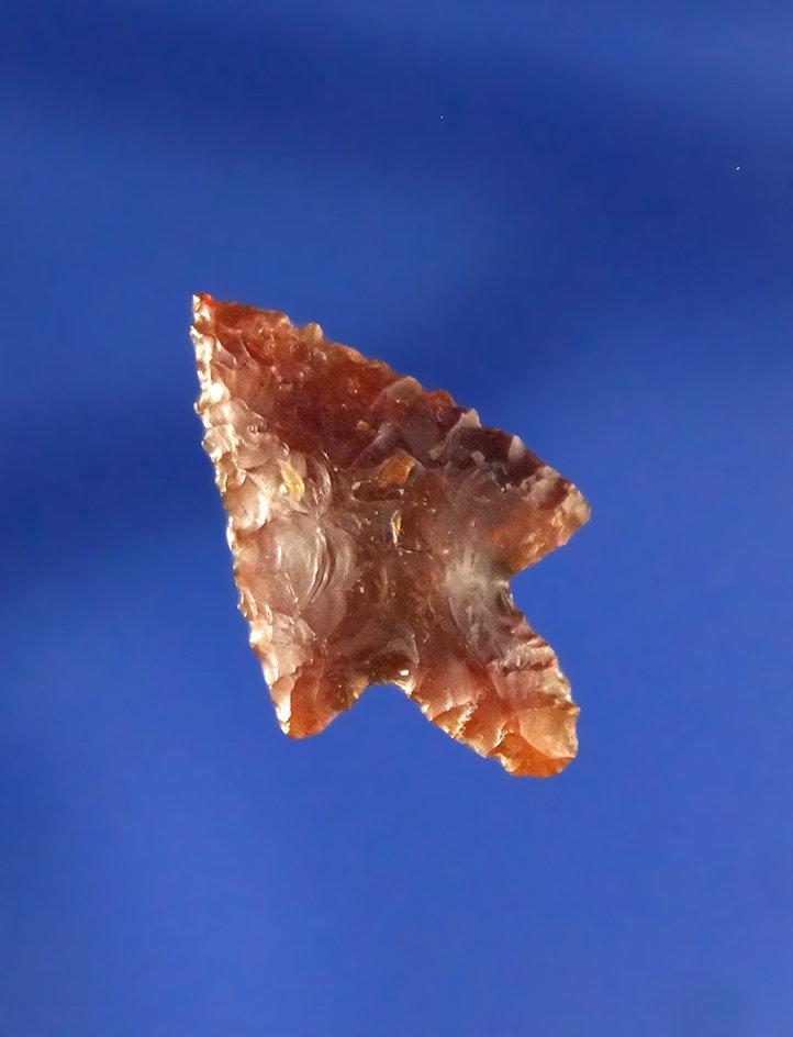 3/4" Rabbit Island Gem Point found near the Columbia River by Norma Berg made from high-quality semi