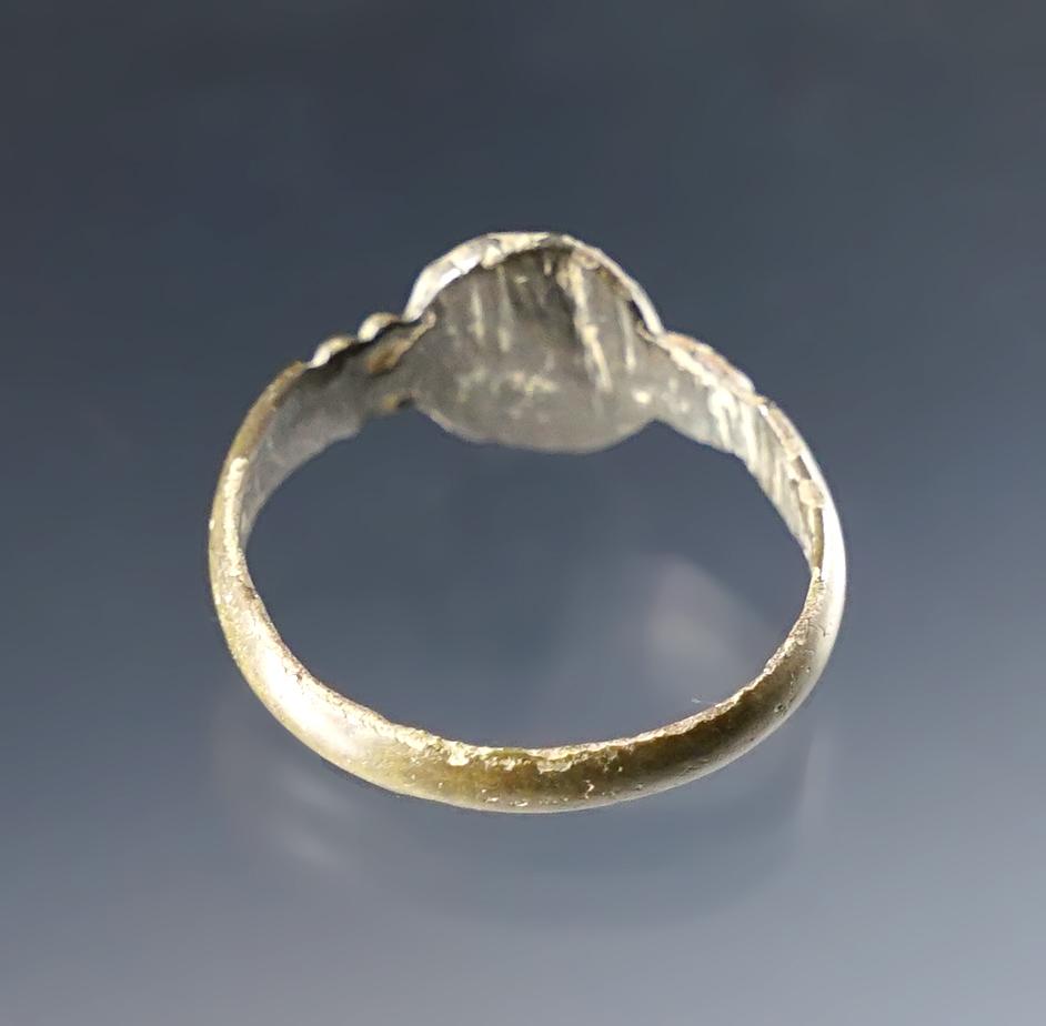 Very nice 3/4" Heart Ring in very good condition.White Springs Site in Geneva, New York.