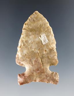2 1/16" Big Sandy made from Ft. Payne Chert. Found in Davidson Co., Tennessee. Davis COA.