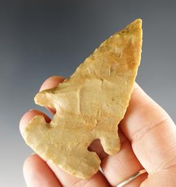 Nice! 2 13/16" Thebes E-Notch  - Carter Cave Flint. Found by David Lewis in Madison, Indiana.