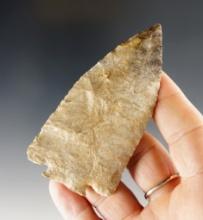3 1/4" Decatur Fracture Base found by David Lewis in Madison, Indiana - nicely colored Flint.