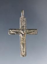 1 7/16" Jesuit Trade Medal with Jesus, Angel and Cherubs. White Springs Site in Geneva, NY