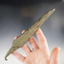 7 3/8" Copper Knife found on the Allen / Noble Co., line of Indiana.