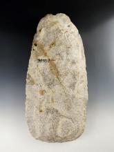 Very large 10" by 4 3/4" Mississippian Paddle Spade - Mill Creek Chert. Madison Co., IL. COA.