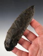 Fine 5 11/16" High Desert Obsidian Knife. Found near Crump Lake, Lake Co., Oregon.