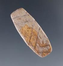 1 5/16" Decorated Bone artifact found in the 1950's by Norma Berg near the Columbia River.