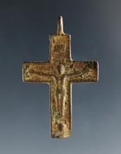 1 7/16" Jesuit Trade Cross in good condition, White Springs Site in Geneva, New York.
