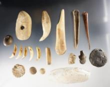 Fort Ancient Tools and artifacts found by Sonny Atkinson in 1970 at Fox Field, Kentucky.