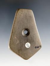 Nice 3" Pentagonal Pendant found in Whitley Co, Indiana. Pictured Who’s Who #4 page 360.