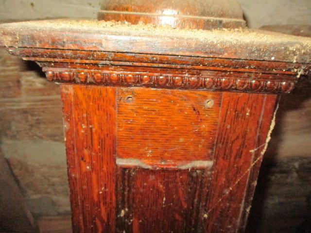 Antique Wood Newell Post