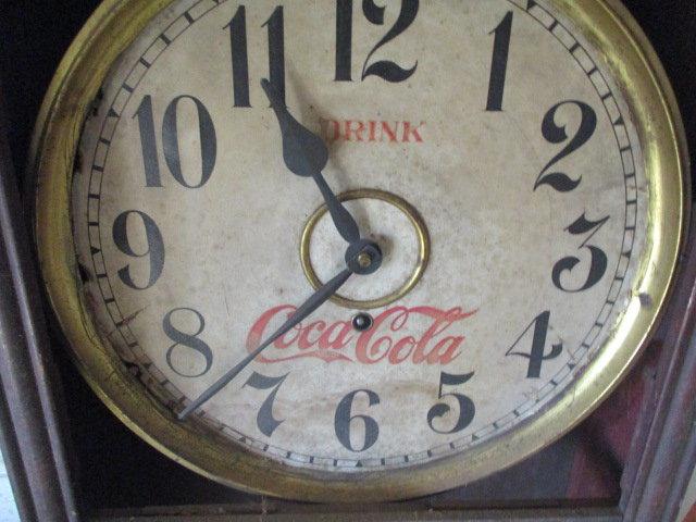 Antique "Drink Coca-Cola" Wall Clock