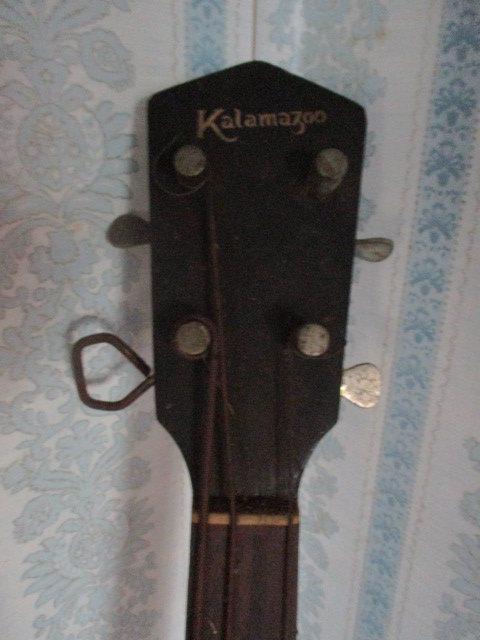Antique Kalamazoo Mando Bass with "DuPree Cann and the Lazy River Boy's"