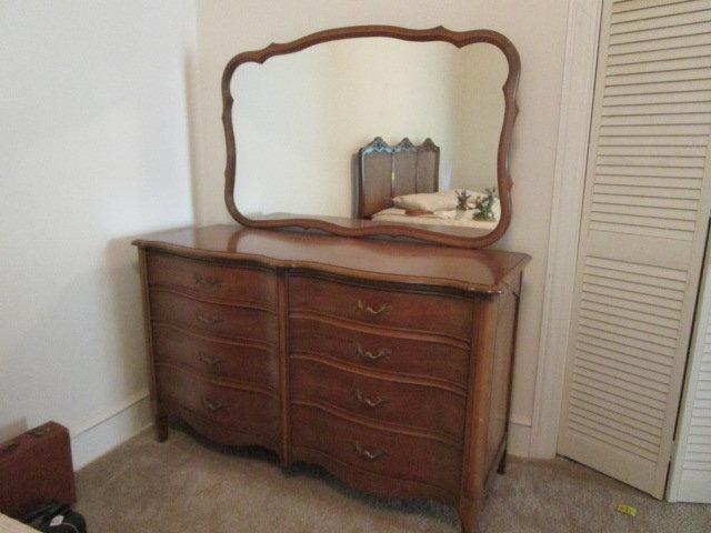 Dixie French Provincial Dresser with Mirror