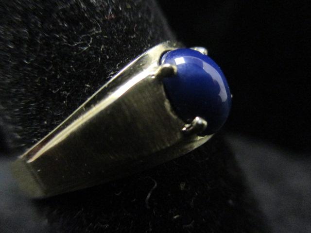 14k White Gold Star Sapphire Ring- Size 9.5 grams