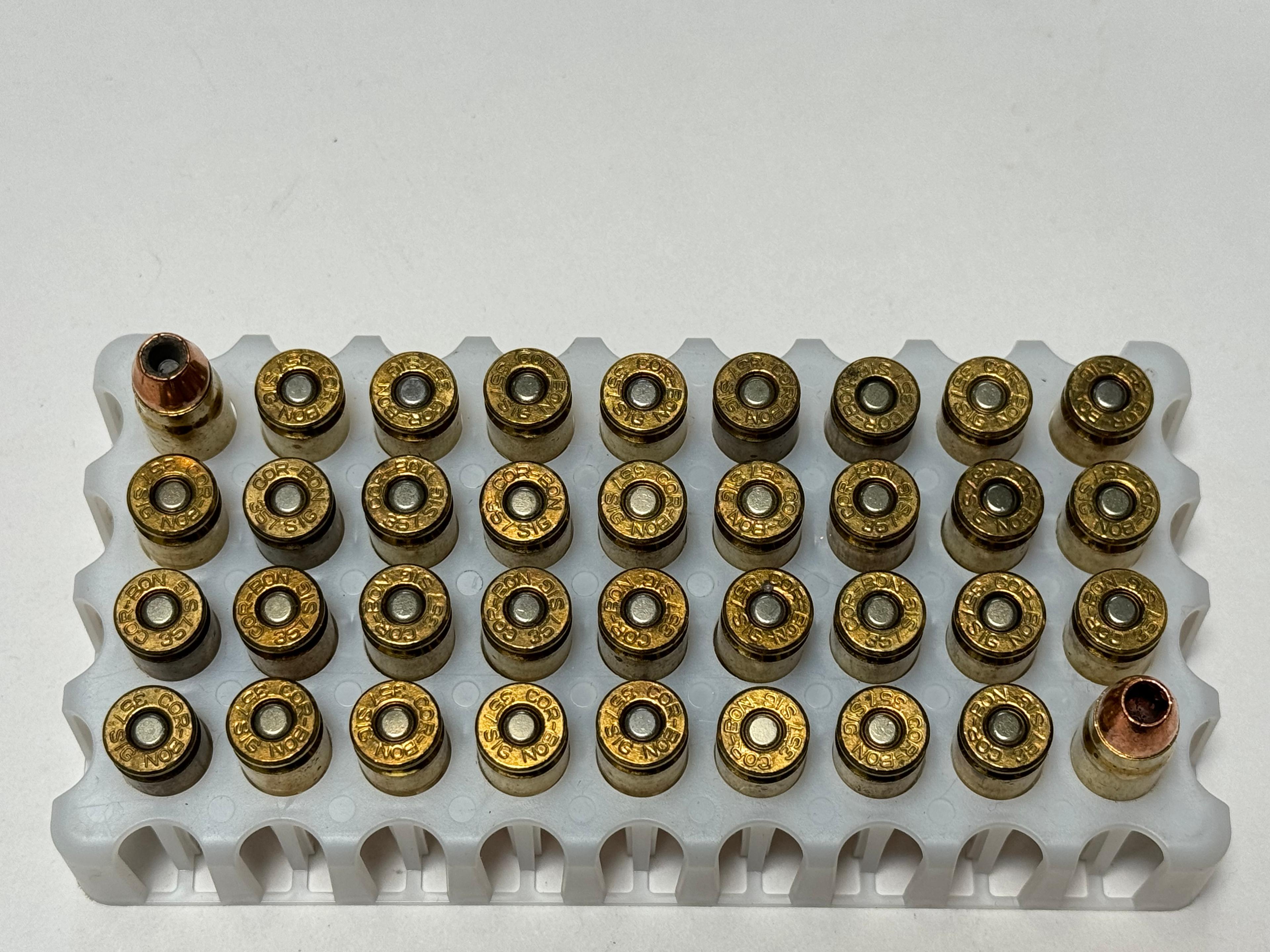 Factory New 107rds. of .357 SIG JHP Personal Defense Ammunition