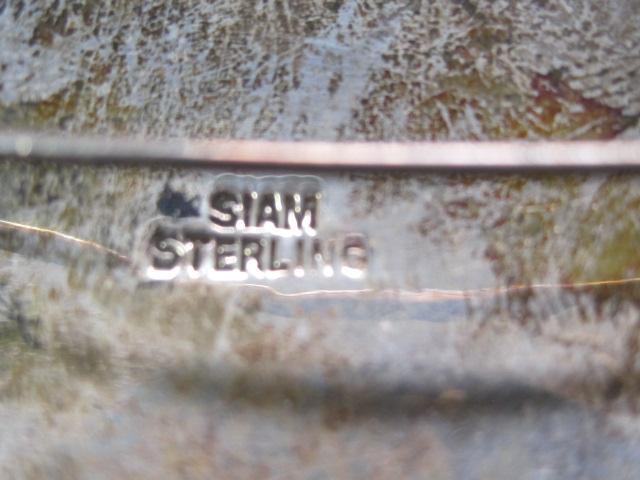 Siam Sterling Silver Brooch