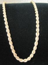 14k Gold 20" 14k Gold Rope Chain