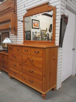 Pennsylvania House Pine Dresser with Mirror