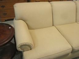 Ethan Allen Rolled Arm Upholstered Sofa