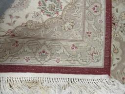 Hand Knotted Oriental Wool Area Rug