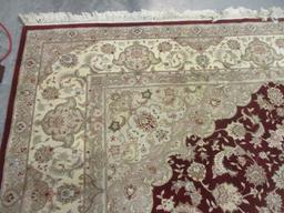 Hand Knotted Oriental Wool Area Rug