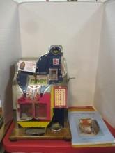 Vintage Mills 5 Cent Q.T. Thunderbird Slot Machine