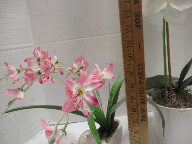 Two Artificial Orchids