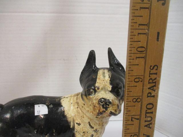 Handpainted Cast Iron Boston Terrier