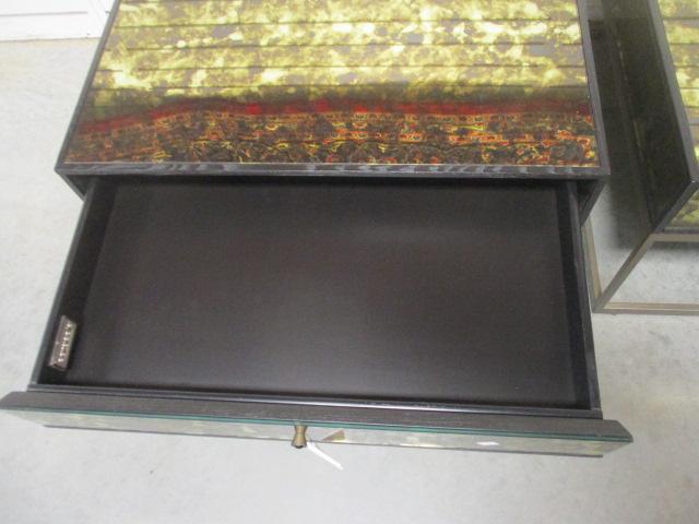 Pair of New Caracole Square End Tables