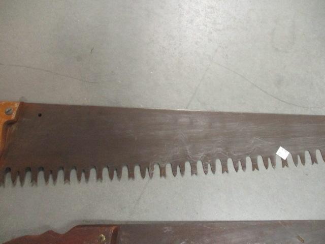 Two Vintage Hand Saws
