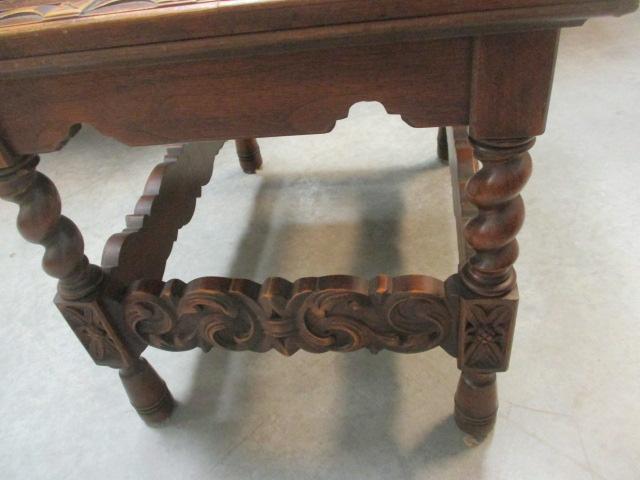 Johnson Hadley Side Table with Marble Top