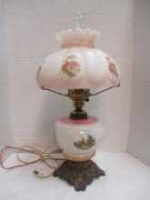 Electric Gone With the Wind Style Parlor Lamp