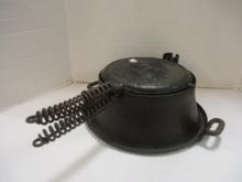 Griswold No. 8 Cast Iron Stove Top Waffle Maker