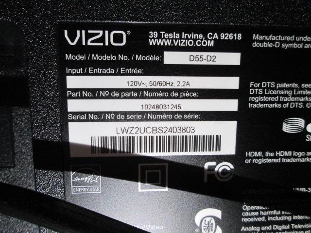 Vizio 55" Smart TV with Remote