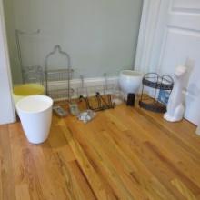 Bath Accessories-Waste Cans, Over Door Hooks, Shower Rod Hooks, 2 Tier Shelf, etc.